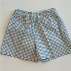 Pastel Plaid Checkered Shorts